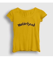 Presmono Kadın Sarı Motörhead T-Shirt 69102tt (Sarı)