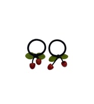 Toka Set / 4 Adet Pembe Renk Yıldız Toka- 4 Adet Minik Papatya Pens - Kiraz Bağlama Lastik Toka Çift