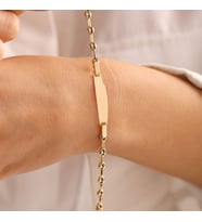 Altın Çocuk Bileklik Chain (Çok Renkli)