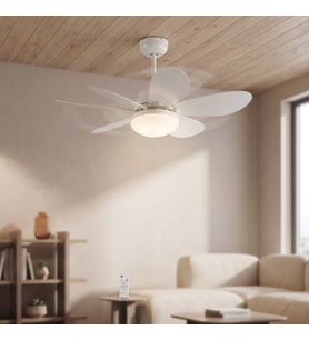 LED Tan Vantilatörü - ize - 52 cm - Zaman Ayarlı - Uzatma Duy Aparatlı