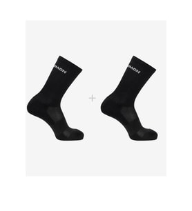 Salomon LC20838 evasıon Crewv 2 Pack Çorap - SİYAH