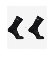 Salomon LC20838 evasıon Crewv 2 Pack Çorap - SİYAH