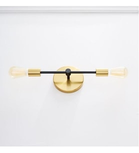 Retro Modern Gold 2 Li Tavan Plofyoner Rustik Avize