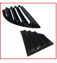Honda Civic FD6 2006-2011 Kelebek Cam Mazgalı Piano Black Sağ Sol (Siyah Deri)