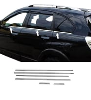 Chevrolet Captiva Krom Cam Çıtası 6 prç. 2006-2019 Arası P. Çelik