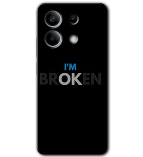 Xiaomi Redmi Note 13 5G Kılıf HD Desen Baskılı Kılıf - Im Broken