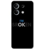 Xiaomi Redmi Note 13 5G Kılıf HD Desen Baskılı Kılıf - Im Broken