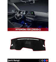 Hyundaı I20 (2020+) 3d Torpido Koruma Kılıfı - Ön Göğüs Panel Kaplama - Kırmızı Şerit