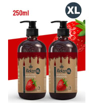 Rekze Masaj Yagı Erotik 2 Adet Çilek Büyük Boy Yenilir Afrodizyak Vucut Masaj Yağı 250 Ml