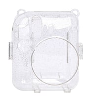 Instax Mini 12 Makine Uyumlu Beyaz Simli Pleksi Kılıf