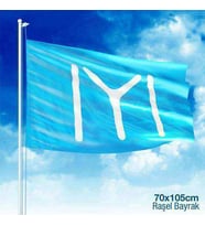 Kayı Türk Boyu (IYI) Sancak Bayrak 70x105 cm Raşel Kumaş