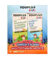 YouPlus Kids Multivitamin 100 ml + Omega 3 Şurup 100ml 2'li Kofre