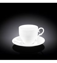 Wilmax England İngiliz Çay Seti 4 Parça 220 ml 2'li Fincan Takımı