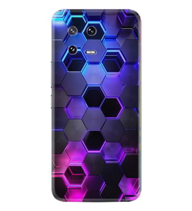 Xiaomi 13 Kılıf Resimli Desenli Silikon Platinium Series Petekler 1889
