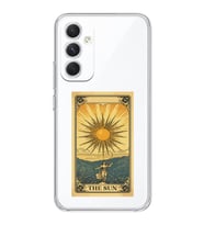 Samsung Galaxy S24 FE Uyumlu The Sun Tarot Tasarımlı Şeffaf Telefon Kılıfı