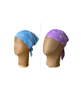 %100 Pamuklu Klasik Desen Unisex 2li Bandana Seti Renkli Bandana Etnik Desenli A Kalite Bandana