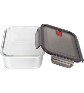 Lexroo Gusto Cam Saklama Kabı Dikdörtgen 0,6 L