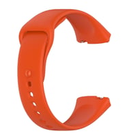 Microsonic Xiaomi Redmi Watch 3 Lite Kordon, Silicone Sport Band Turuncu (Turuncu)