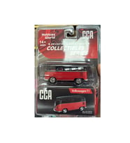 CCA Collectibles Series Volksvagen T1 Kırmızı-Siyah 1/64 Model Araba