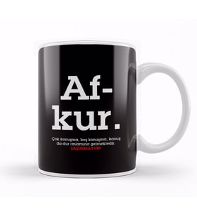Afkur Karadeniz Kupa Bardak Porselen