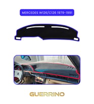 MERCEDES W126/C126 1979-1991TORPİDO KORUMA HALISI MAVİ KENAR