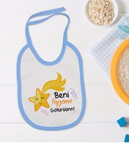 BK Kids Mavi Bebek Mama Önlüğü - Model 51