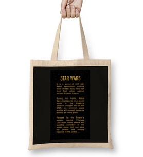 Star Wars Best Husband in the Galaxy Bez Çanta Uzun Saplı