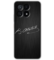 Poco x6 Pro Kılıf HD Desen Baskılı Kılıf - İmza Atatürk