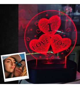 Kişiye Özel Love Led Gece Lambası Seni Seviyorum Lambası