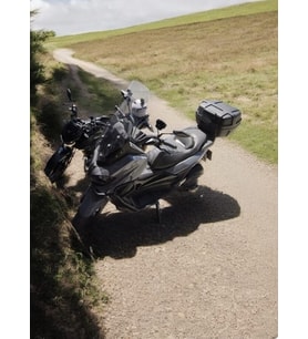 TVS uyumlu Deflektör Rüzgar Saptırıcı Siperlik Şeffaf Motor Camı Cam Uzatma MODEL 2