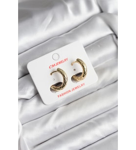 14K Gold Renk Kaplama CM Kadın Küpe 5886 - SSSSSS5517-1021
