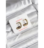 14K Gold Renk Kaplama CM Kadın Küpe 5886 - SSSSSS5517-1021