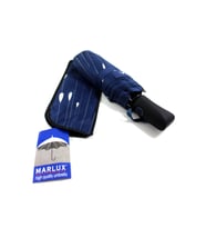 Mavi Desenli Tam Otomatik Unisex Şemsiye