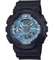 Casio GA-110CD-1A2DR Quartz Silikon Siyah Mavi Kadran 20 ATM 52 mm Erkek Kol Saati