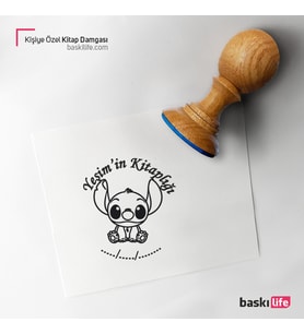 Kişiye Özel Kitap Damgası Kitap Mührü Kaşe Kitap Mühür Özel Damga 477