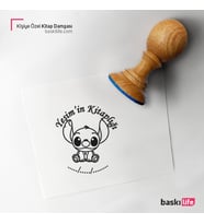 Kişiye Özel Kitap Damgası Kitap Mührü Kaşe Kitap Mühür Özel Damga 477