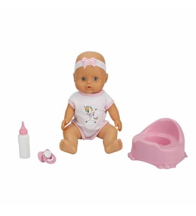 Boubou Altını Islatan Konuşan Bebek Seti 30 cm. 29466 Pembe (Karışık)