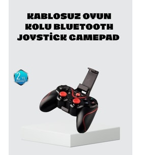 Northcity Kablosuz Bluetooth Oyun Kolu Mobil TV PC Uyumlu Ergonomik Tasarım