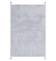 Makine Kaymaz Yıkanabilir Gri Düz Triko Salon Halısı Mutfak Halısı Koridor Halısı Yolluk grey