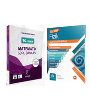 Karekök 10. Sınıf Matematik ve Bilgi Sarmal Fizik Soru Bankası Seti 2 Kitap