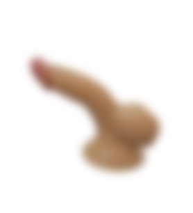 Konyax Realistik Testisli Melez 15,5 cm Dildo