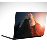 Dağ Low Poly Laptop Sticker 15.4 inch (37X26CM)