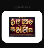 İsotronic Kişiye Özel Fotoğraf Çerçevesi – Biz Müzesi Bordo Beyaz Led