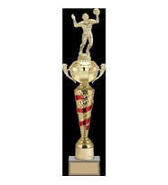 ODAK KUPA - Figürlü Kupalar - Voleybol Erkek Figürlü Kupalar FG-078 B - 54 cm