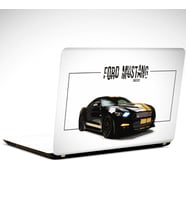 Mustang Siyah Laptop Sticker 19 inch (40,5X27CM)