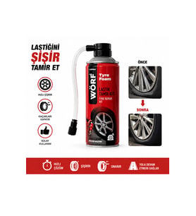 Lastik Tamir Kiti 400 Ml. Lastik Tamir Köpüğü Sprey