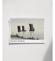 Çerçevesiz Poster Ohara Koson Balıkçı Teknesi (Çok Renkli)
