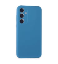 Samsung Galaxy A55 5g Kılıf First Silikon - Mavi
