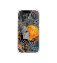 PrintiFy Samsung Galaxy J7pro ile Uyumlu Simya Serisi Mozaik Tanrıça Tasarımlı Uv Baskılı Köşe Korumalı Antişok Kılıf
