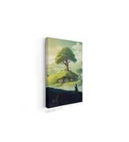 Dikey Kanvas Tablo Salon Duvar Tablosu Lotr 1 Shire Yeni Ev Hediyesi Ofis Tablosu